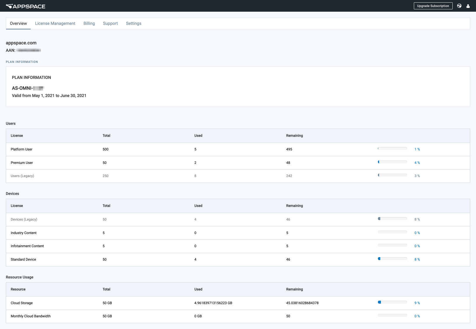 Managing Account Information