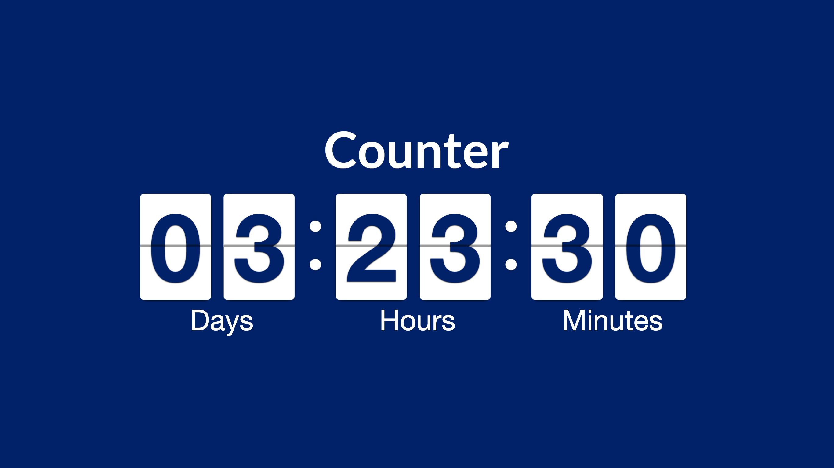 Countdown Clock For PowerPoint