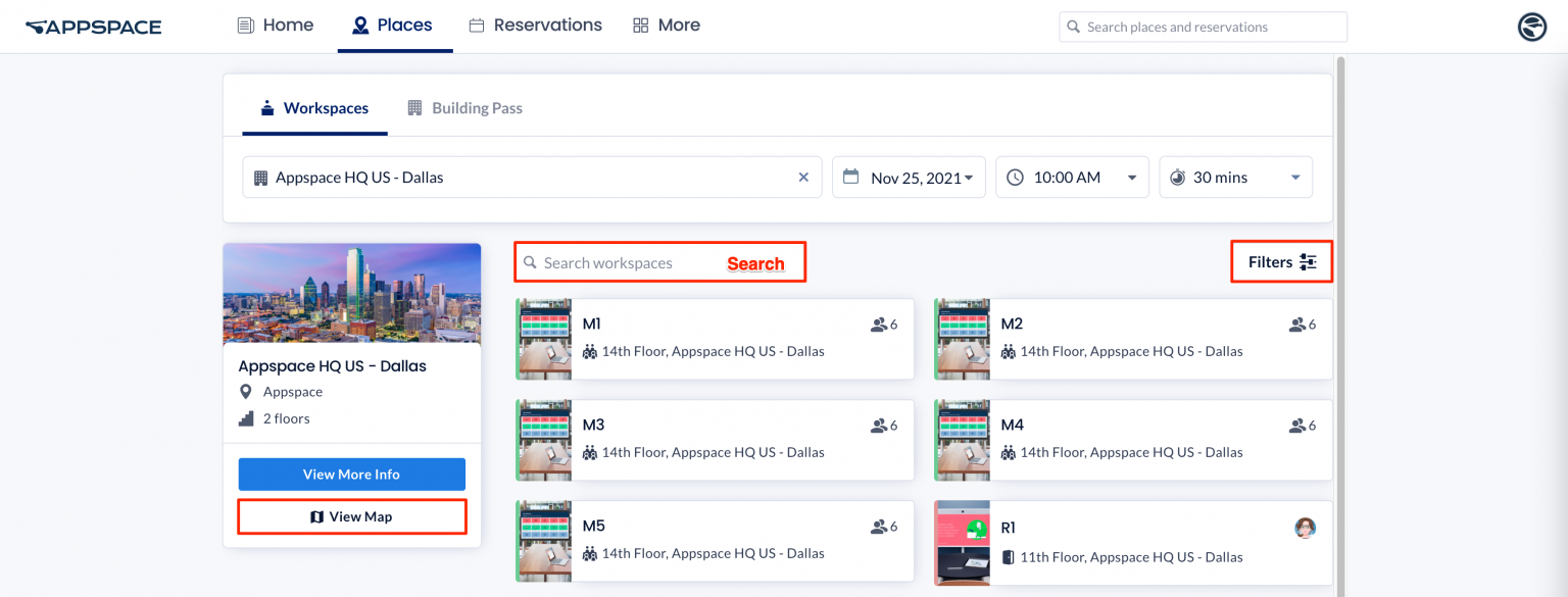 Reserve a Workspace, Desk, or Room Employees Reservations